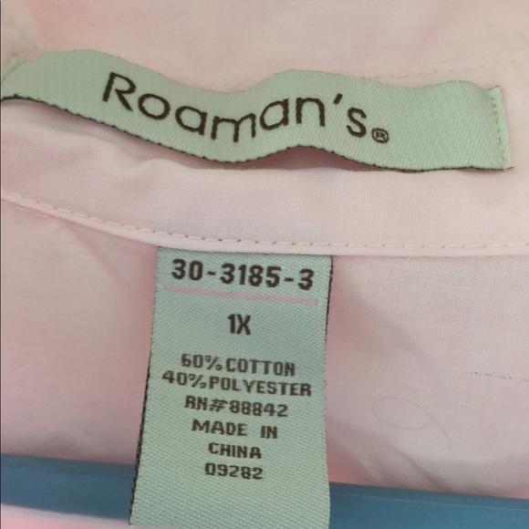 08 Roaman’s Women’s Button Down💋 - Picture 7 of 8